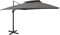 Brokky Sombrilla voladiza con cubierta doble gris antracita 300x300 cm sombrilla parasol sombrilla terraza exterior con pie sun parasol for garden
