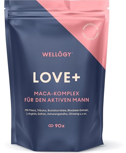 Maca Kapseln hochdosiert 20:1 Extrakt mit L Arginin, Tribulus Terrestris, Ginseng, Cordyceps, Safran, Zink, Selen - 90 Kapseln