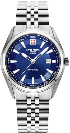 Swiss Alpine Military Herren Automatik Uhr Armbanduhr 7091.2 Edelstahl