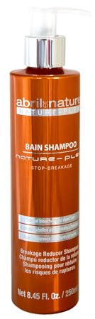 abril et nature - Nature Plex, STOP Haarbruch - Präventives, schützendes und reparierendes Shampoo - Für stark behandeltes oder geschädigtes Haar - Schutzbehandlung gegen Haarbruch - 250 ml