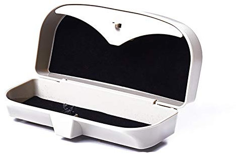 Heylas Glasses Holder for Car Sun Visor, Magnetic, Grey