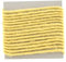 finemark 3 m x 3-4 mm Wollkordel GELB Wolldocht Kordel 100% Wolle Filzband Dekoband Schleifenband Geschenkband Filzkordel Wollschnur Wollband Bastelwolle