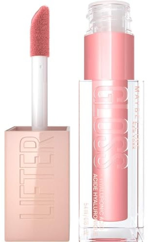 Maybelline New York Lifter Gloss, Plumping & Hydrating Lip Gloss mit Hyaluronsäure, 5,4 ml, Farbton: 006, Reef