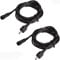 GreenClick 6.56ft/2M Extension Cables to Garden Lights, IP65 Waterproof, Suitable for 6-in-1 RGBW LED Landscape Lights and Warm White Garden Spotlights(2 Pack)