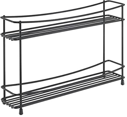 Metaltex Gewürzregal 2-Etg. Kumino-2 Lava, 33 x 8 x 21 cm