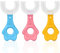 Vicloon 3 Spazzolino da denti a forma di U per bambini, setole in silicone, massaggio alle gengive. Massa Le Gencive E Fornisce Una Pulizia Completa Manuale (Bambini Da 7 A 12 Anni) 1 Unità (Set di 3)