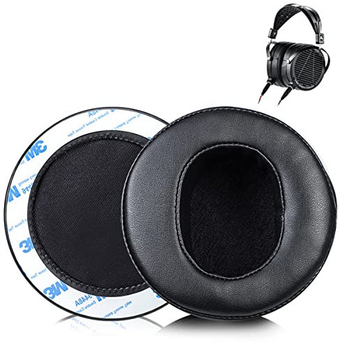 Ersatz-Ohrpolster für Audeze LCD2 LCD3 LCD4Z LCD-XC MX4 Kopfhörer, Ohrpolster aus Schaumstoff für Audeze LCD2 LCD3 LCD4Z LCD-XC MX4 Headset (Proteinhaut)