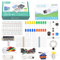 ELECFREAKS microbit Starter Kit Micro:bit Accessories Basic Coding Electronics Kit, STEM Educational DIY Experiment Kit, Electric Circuit Learning with Guidance Manual(Without Micro: bit)