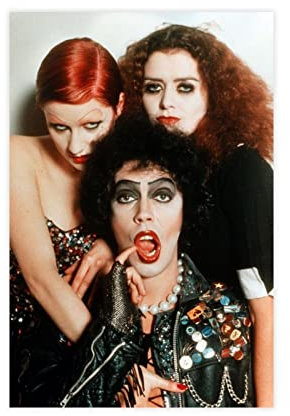 FISH DRAGATE Filmposter The Rocky Horror Picture Show 02 Leinwandposter Wandkunst Dekor Druck Bild Gemälde für Wohnzimmer Schlafzimmer Dekoration Rahmen Stil 50 x 75 cm