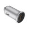 VOLTME Caricabatteria Auto 2 USB C per Accendisigari 30W 2 in 1 Grigio, Caricatore Auto PD 3.0 Adattatore per Sigaretta USB-C Doppio per iPhone 14, Samsung Galaxy S23/S22, Pixel, Xiaomi, iPad, ecc