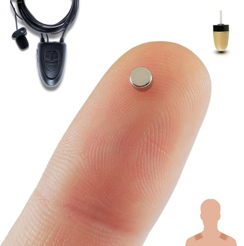 PingaOculto Oreillette Espion Bluetooth Ecouteur Mini Invisible Examen Nano Caché Telephone Microphone Bandes Adhésives - Casque sans Fil à Distance (Oreillette Espion Nano V5 + VIP Pro Supermini)