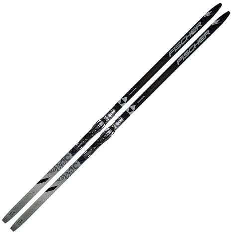 Fischer Langlaufski - Langlaufskier Set - Classic Langlauf Ski - Nordic Ski - Ultralite Crown EF - Größe: 204 cm - inkl. Bindung Control Step-In IFP (NNN)