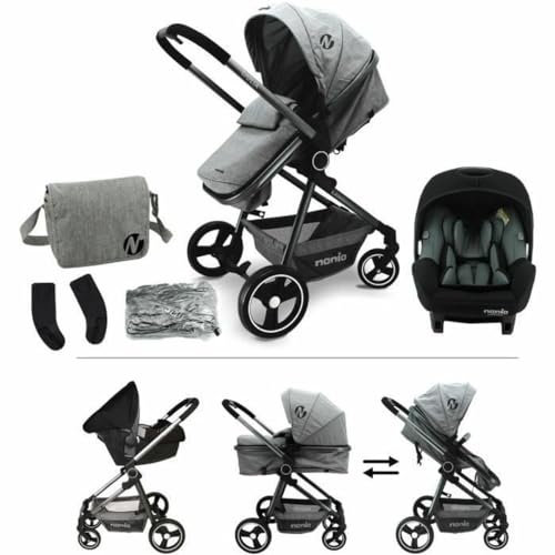 Nania Kinderwagen für Babys, Grau
