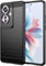 Effcotuo Funda para OPPO Reno11 F 5G Cover Fibra de Carbono Carcasa Protectora Antigolpes, Suave TPU Silicona Caso Anti-Choques Case Cover para OPPO Reno 11F 5G - Negro
