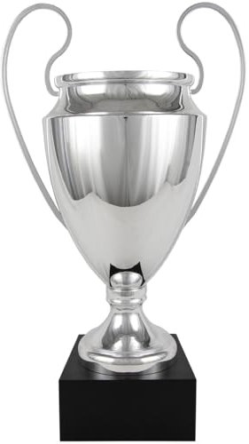 Art-Trophies At13506, Trofeo Sportivo Serie Classica Unisex-Adulto, Argento, 40 cm