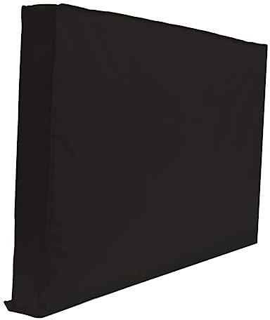 CAXUSD Wetterfeste Tv-abdeckung Mit Wasserdichtem Bodenschutz Transparenter Outdoor Smart Tv Schutz Leicht Kratzfest Und Kompatibel Mit Wandhalterungen