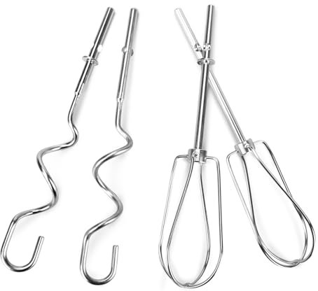Handschläger Aufsätze für Kitchenaid Handmixer, Turbo-Schlägel W10490648 Ersatz KHM2B, AP5644233, PS4082859 Teile