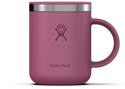 HYDRO FLASK - Coffee Mug 354ml (12 oz) - Vakuumisolierter Thermobecher aus Edelstahl - Isolierbecher mit Griff & Steckdeckel - Reise-Becher - Spülmaschinenfester Kaffeebecher - Reef