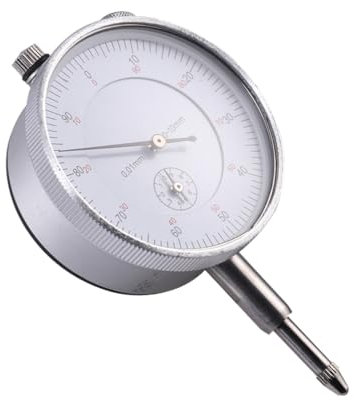 OKUMEYR Messuhr-Testanzeige Dial Test Indicator Mechanical Dial Indicator High Resolution Dial Indicator Zifferblatt-Test-Messgerät Messuhren digitale Messuhr mechanische Messuhr Silver