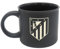 CyP Brands- Atlético de Madrid, Taza, Taza Cerámica, Desayuno, Menaje, Tazas Originales, Color Negro, Producto Oficial