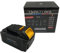 Batterie avec entrée et sortie USB-C compatible avec batterie DEWALT 18 V DCB184 pour appareils de la série XR | 5000 mAh | Indicateur de capacité LED