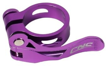 HEMODIAN Bike Seat Clamp Bike Accessories Seatpost Clamp Ultralight Bicycle Seat Post Clamp 31.8mm 34.9mm Aluminum Mountain Road Bike Seat Post Clamp Seat Post Clamp(Purple 31.8mm)