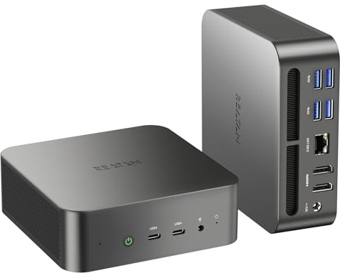 Mini Gaming PC AMD Ryzen 9 7940HS 64GB DDR5 2TB SSD 5600 MHz RAM, Desktop Gaming Mini Computers, Radeon 780M Graphics, 2.5Gbps LAN, HDMI 2.1, 8K USB 4.0 Wi-Fi 6E/BT5.3