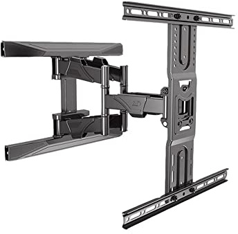 Portable TV Stand Ultra Strong TV Wall Bracket Mount Double Arm Tilt & Swivel for 32-55 Inch LED LCD OLED Plasma & Curved Screens - Up to 600mmx 200mm - Max Load 40kg TV