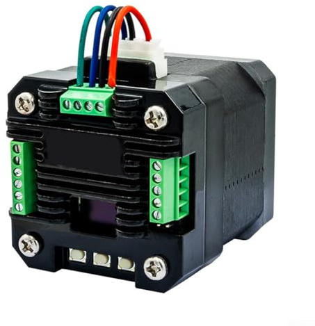 YobiLife SERVO42D 42 Closed-Loop Stepper Motor Controller with FOC Vector Control for NEMA17 CNC Machines and 3D Printers, RS485/CAN Communication