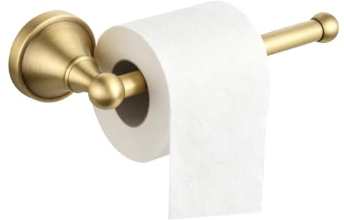 Antique Toilet Paper Roll Holder, 7.9 in Wall Mounted Bathroom Toilet Roll Holder, European Retro Style Brushed Iron Paper Tissue Bar with Mounting Hardware for Restroom Washroom