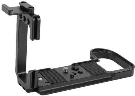 XUMIUZIY L-förmige Schnellwechselplatte für die Z5II-Kamera, Vertikale und Horizontale Umschaltung per L-Winkel aus Aluminiumlegierung mit 1/4-Zoll- und 3/8-Zoll-Gewindebuchsen