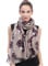 Lina & Lily Écharpe Foulard pour Femme Imprimé Rose and Crâne le jour de la morts (Kaki)