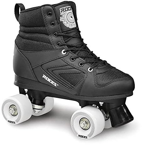 Roces Unisex Jugend KOLOSSAL Rollschuhe, Black-White, 40