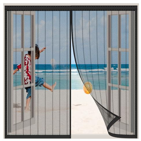 Magnet Fliegengitter Fenster Innen, Moskitoschutz Fliegenvorhang, Insektenschutzgitter Terrassentür Einfache Montage Ohne Bohren， Für Fenster -60x60cm(23x23inch)
