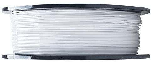Nylon Filament 1,75 mm, Verbrauchsmaterial für 3D-Drucker aus Polyamid (PA), Maßgenauigkeit +/- 0,02 mm, passend für die meisten FDM-Drucker, Weiß-Weiß 1kg