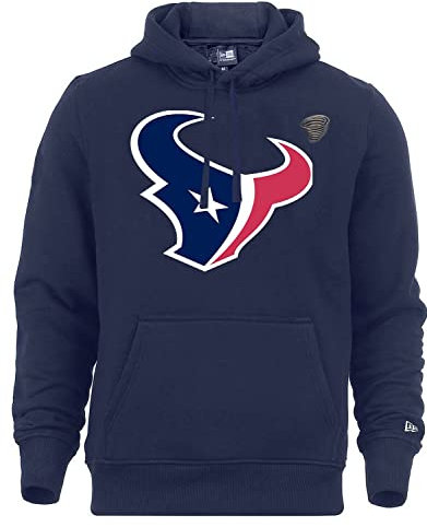 New Era Hoody American Football Houston Texans Fanprodukt NFL-Teams Sport Sweater blau mit CapSpin Pin - L