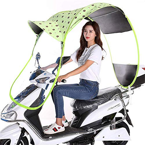 Universal Electric Sunshade Cover, Scooter Rain Waterproof Cover, Cycling Bike Sun Shade Rain Cover, Waterproof Umbrella, F (E)