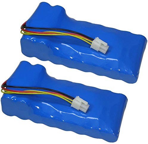 Trade-Shop Lot de 2 batteries Li-Ion 18 V/5000 mAh compatibles avec Husqvarna Automower 580 68 33-01, 580 68 33-02 pour robot tondeuse 320 330 x 420 430 450