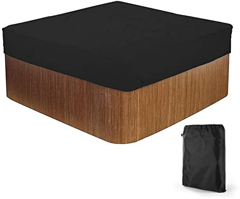 DASJD Cubiertas para Jacuzzi, Cubierta SPA Cuadrada, Impermeable Anti-UV Hot Tub Cover para Bañera Exterior, Piscina, Arenero,215 * 215 * 30cm