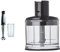 Braun MultiQuick 7 MQ 7000X Stabmixer - Pürierstab mit abnehmbarem edelstahl Mixfuß mit ActiveBlade Technologie, 1000 Watt, schwarz & Braun Zerkleinerer Aufsatz MQS 230 BK - 500 ml, Schwarz