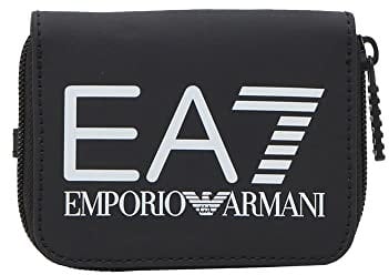 Ea7 emporio armani Train Zip Around Wallet - Black/White-One Size