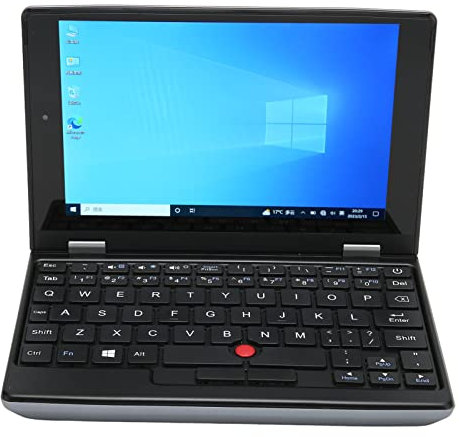 Sxhlseller 7 Zoll Touchscreen Taschen Laptop, Win 10 Handheld PC Laptop für J4105 CPU, Tragbares Laptop Computer Notebook mit 12 GB RAM Dualband WLAN Frontkamera USB3.0 (12G+256G