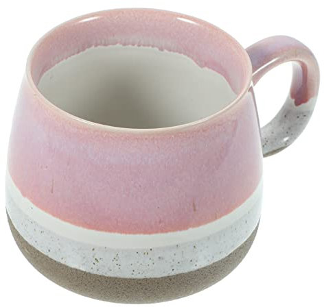 Alipis Large Ceramic Coffee Mug Porcelain Tea Cup for Home Office Sturdy Heat-Resistant Smooth Edges for Coffee Elegant Design