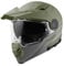 Bogotto FG-102 Duo Fiberglas Klapphelm, grün matt, 2XL