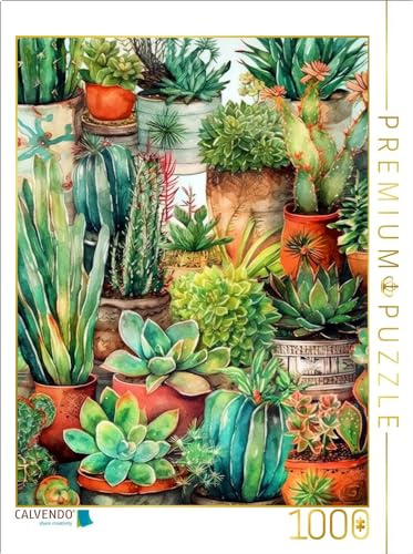 Puzzle · Sukkulenter Prunk | Abenteuer im Kaktusparadies · 1000 Teile · Lege-Größe 64 × 48 cm · CALVENDO Puzzle