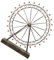 UPKOCH 2 Stk Riesenrad Nachtlicht Led-nachtlampe Vintage-led-lampe Tisch Nachtlicht Baby-nachtlicht Weihnachts-riesenrad Nachttischlampe Für Den Haushalt Dekor Jahrgang Himmelsrad Eisen