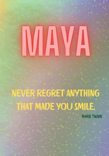 Maya: Personalised Journal/ Notebook/ Diary