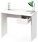 briebe Escritorio, Mesa de Ordenador 75x90x50cm (Alto x Ancho x Profundo), 1 Cajón, Oficina, Habitación Juvenil, Desk, Nova (Blanco)