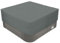 BaCover Quadratische Whirlpool-Abdeckung, 210D Oxford-Gewebe Wasserdicht Outdoor Spa Staubschutz Poolabdeckung,Grau,218x218x50cm