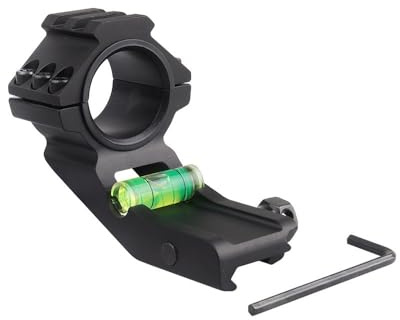 PBTMCD 30/25,4 Mm Einteiliger Montagering Mit Eingebauter Wasserwaage, Cantilever-Zielfernrohrmontage-Adapterhalterung for Schwalbenschwanz-Picatinny